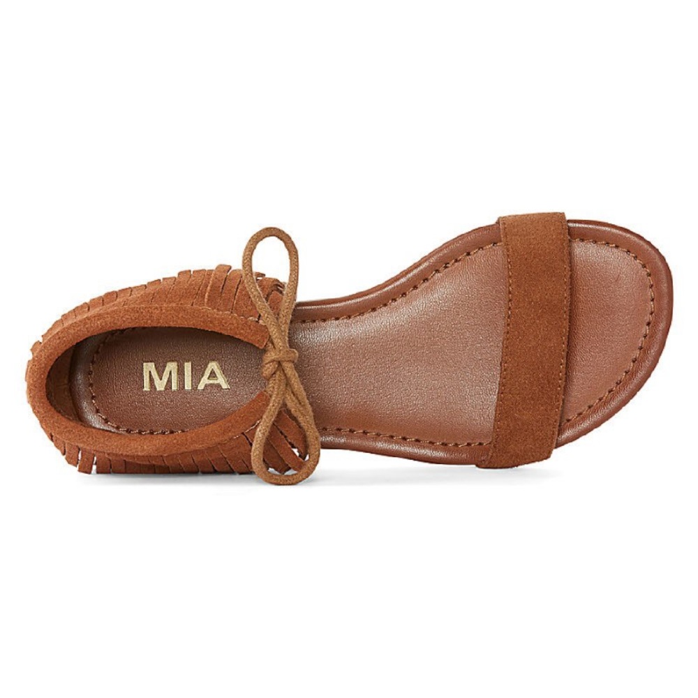 MIA fring suede sandals